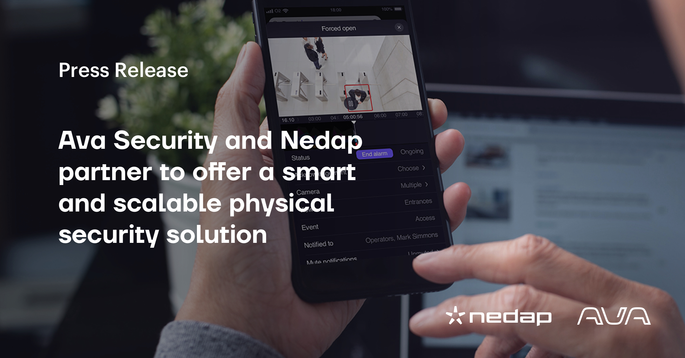 Ava Security & Nedap partner to offer smart physical security Ava Security